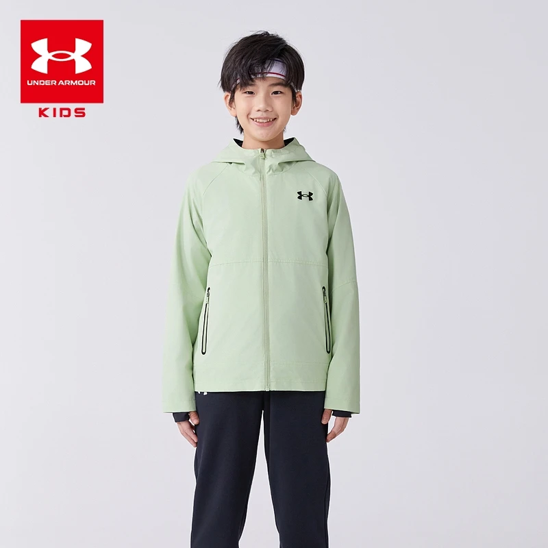 【安德玛童装】秋季户外三防软壳防风休闲防泼水外套253122804