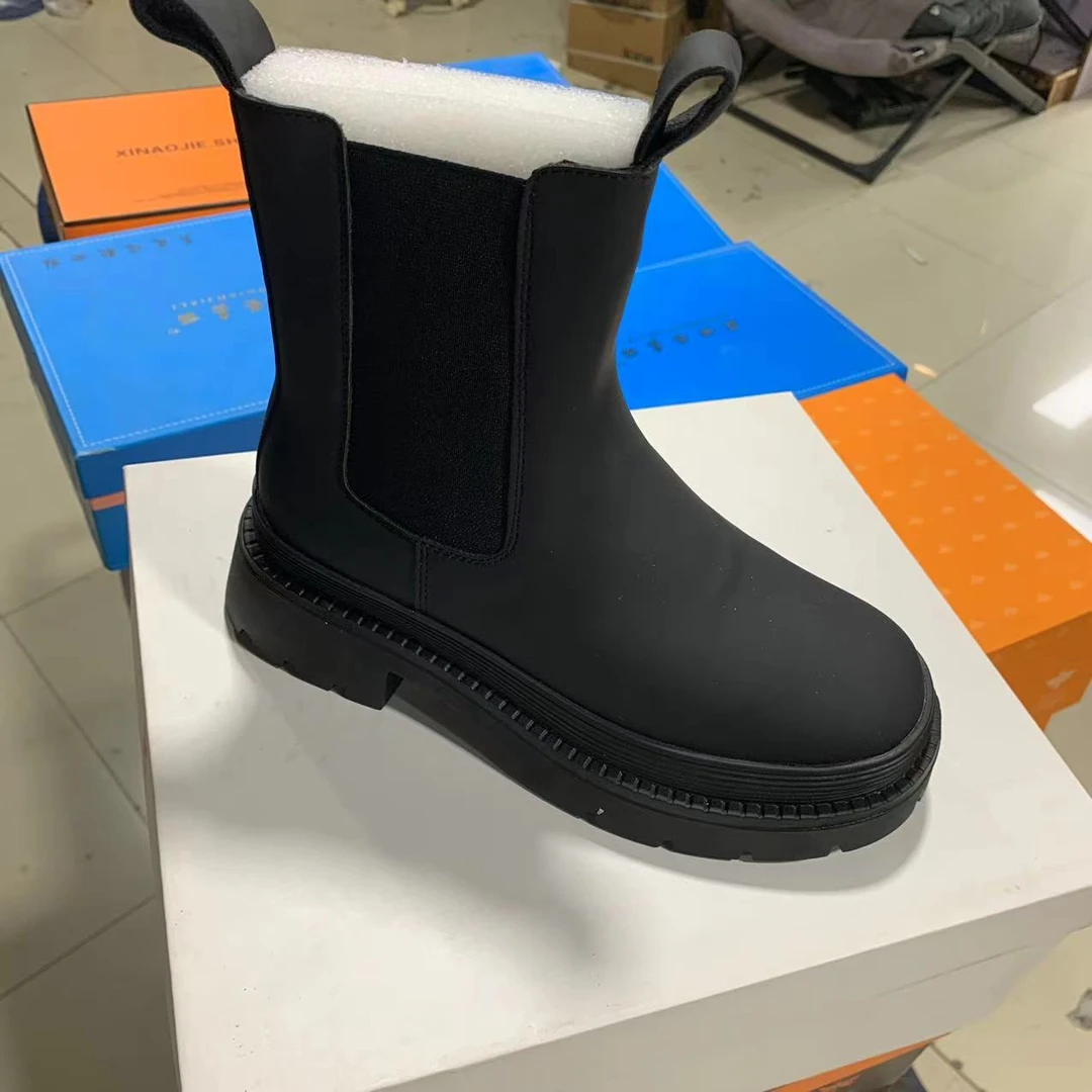 以凡推荐 短靴女鞋08-1黑色