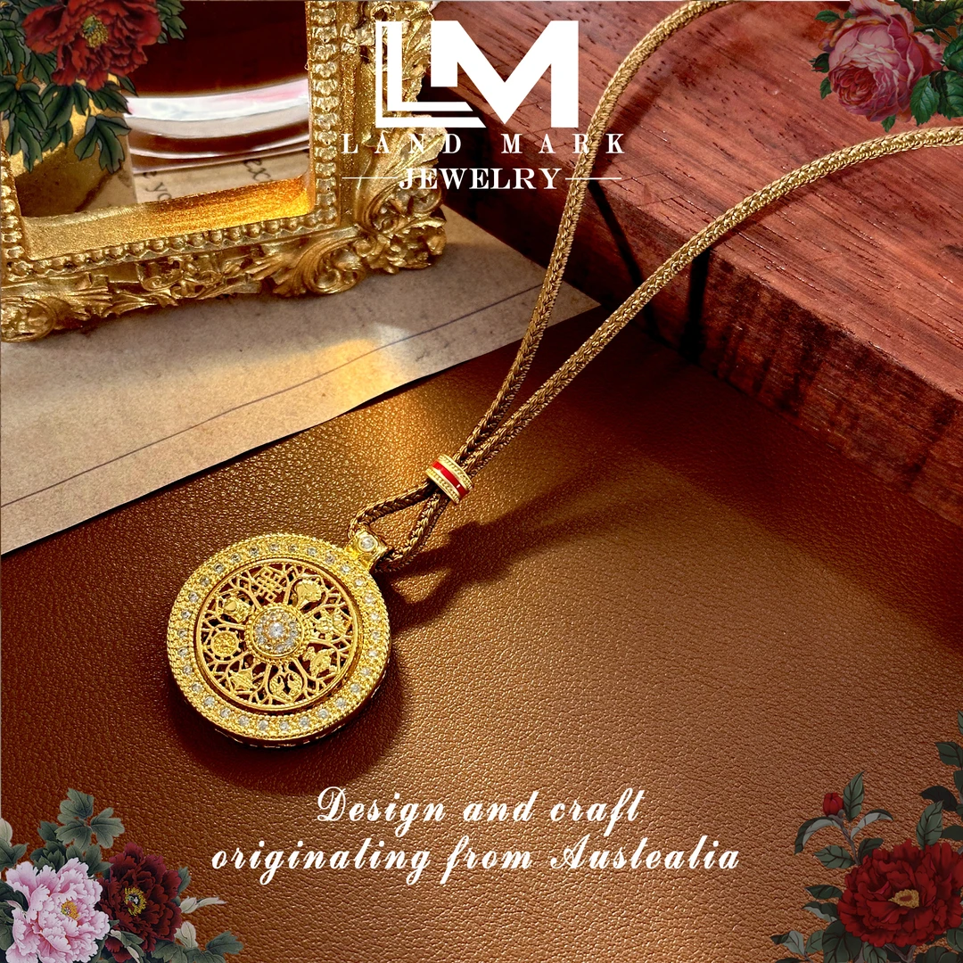 【八宝罗盘】 中☆Land&Mark新中式吊坠项链Z-8513
