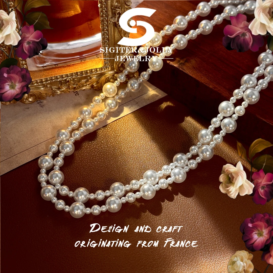 【纯白海岸】 法☆Sigiter&Jolly百搭项链轻奢毛衣链Z-8461