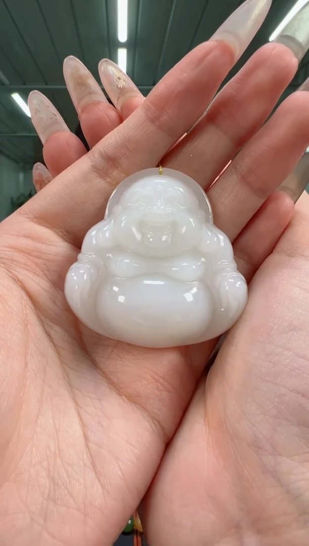 【闪购商品】和田玉吊坠(赠链)未镶嵌佛
