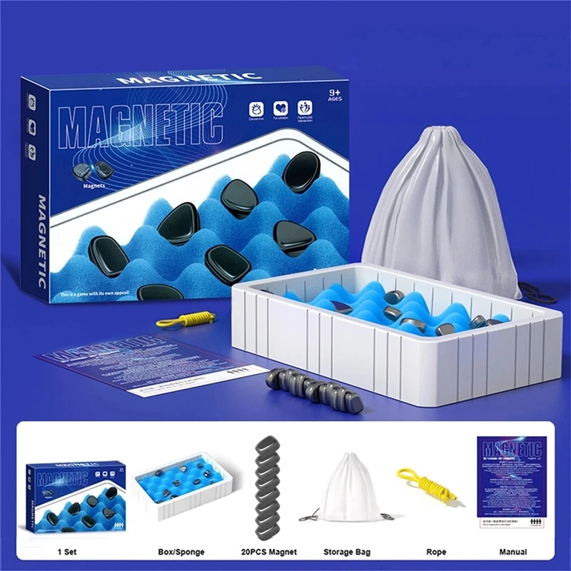 准新品  MAGNETIC 智力趣味磁性对战棋 锻炼思维培养乐趣棋子