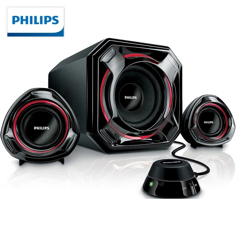 95新 Philips/飞利浦 【裸包无配件】2.1电脑音响线长1.3米 SPA5300