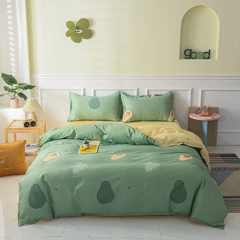 牛油果被套单件【200x230】加厚磨毛亲肤学生单人双人四季用斜纹