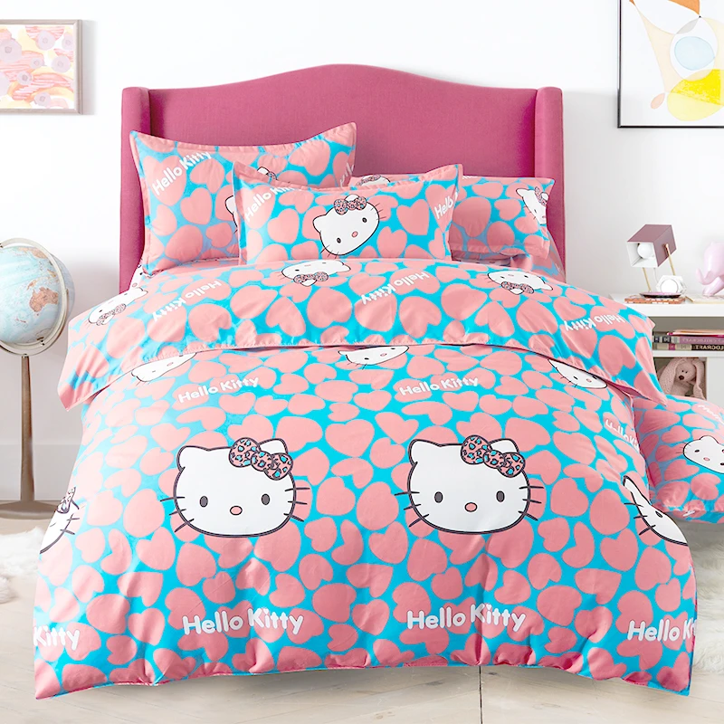 粉KT被套单件【150x200】被罩加厚磨毛亲肤学生单人双人四季