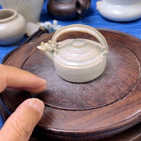 摆件叮*湖田窑小水注一件