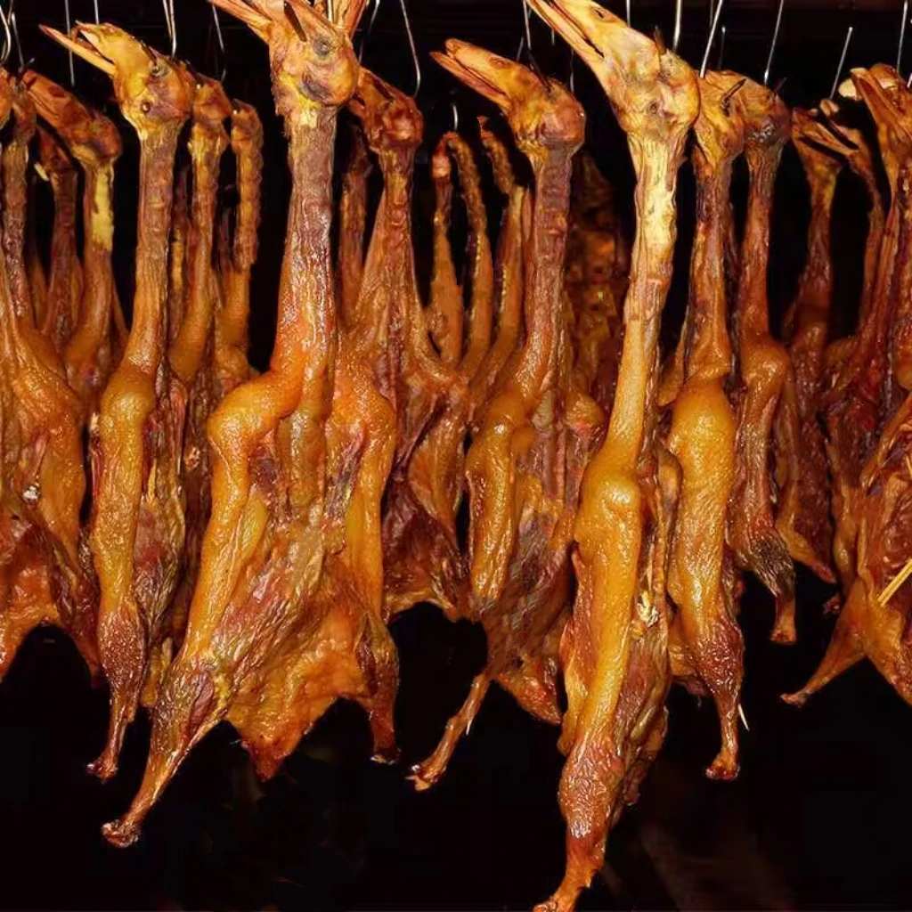 【柴火烟熏腊鸭】湖北恩施农家腊鸭云贵川口味蒸煮炒腊香味十足