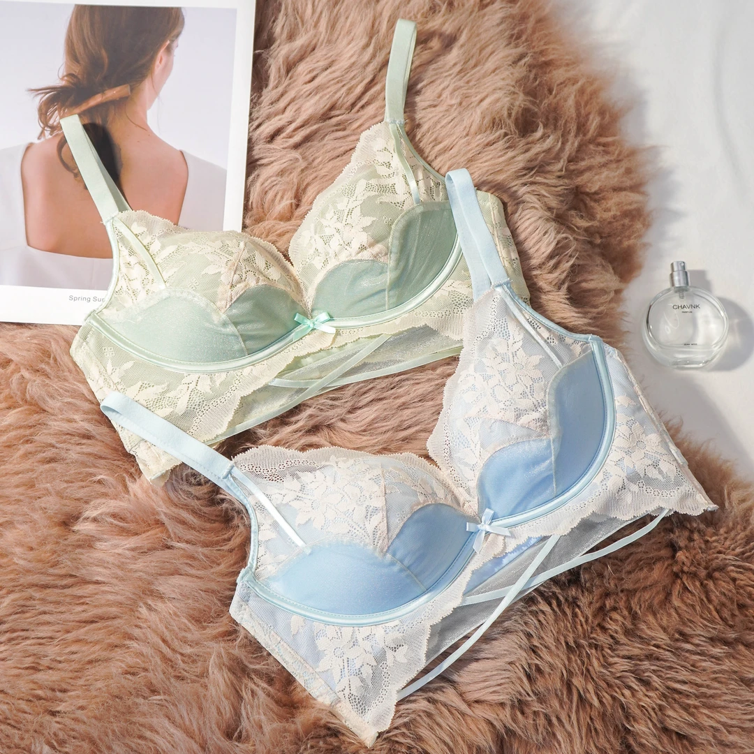 【维C专属】调整型内衣女小胸聚拢侧收副乳胸罩防下垂蕾丝文