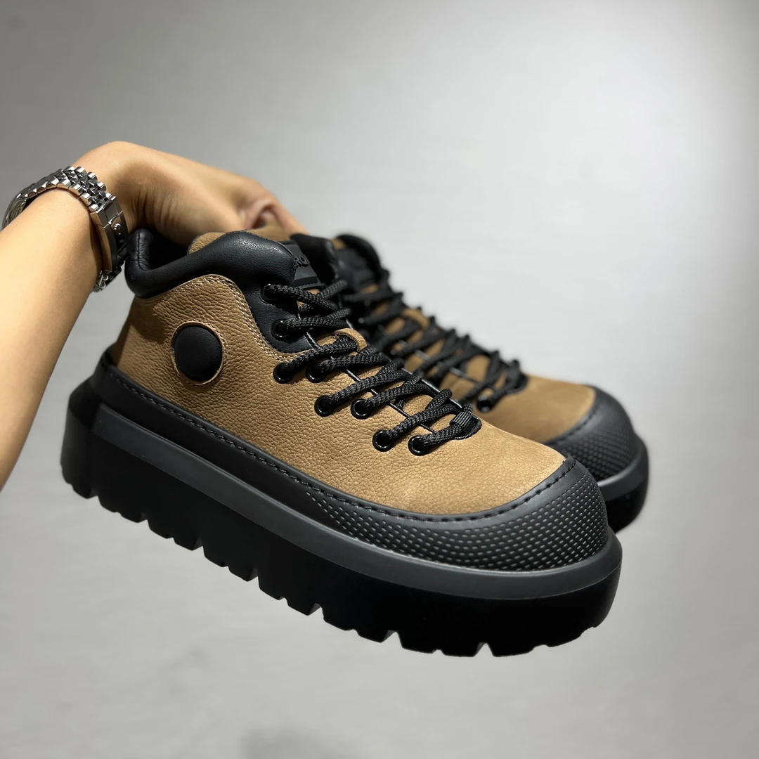 加绒男鞋冬季ro超轻厚底男士男款男生高帮靴男鞋休闲鞋潮牌