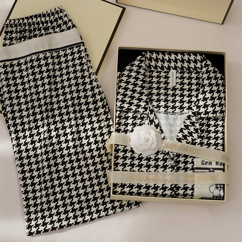 简丹生活【全智贤】艺术小众设计可外穿潮牌睡衣春秋季家居服