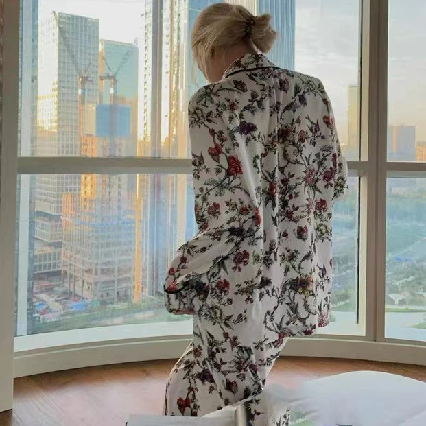 【格兰姆斯花园】 艺术小众设计师轻薄舒适可外穿潮牌睡衣