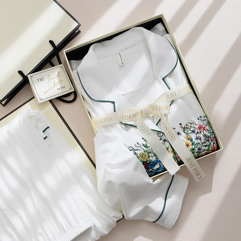 简丹生活【D家花园】春秋季艺术轻奢小众设计舒适外穿潮牌睡衣套装