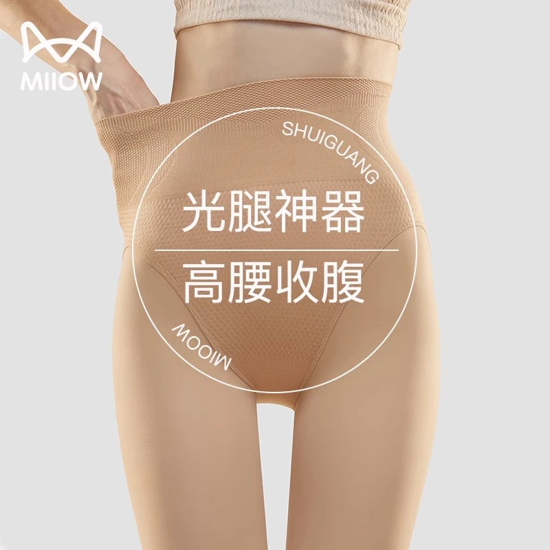 猫人光腿神器女秋冬薄款高弹防勾丝丝袜裸感加绒高腰不掉档连裤袜