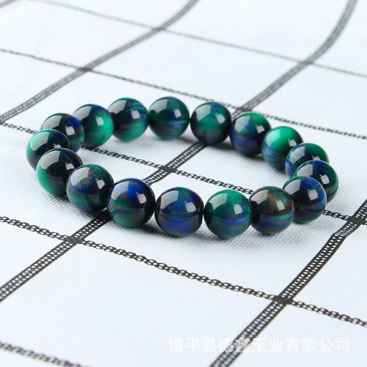 非金属手链 SS级典藏类传承文化 绿色苍穹手串 16mm 珍宝馆s219
