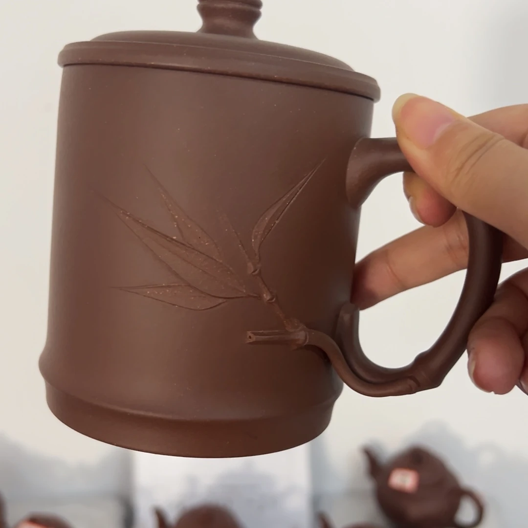 紫砂茶壶黄龙山原矿紫砂