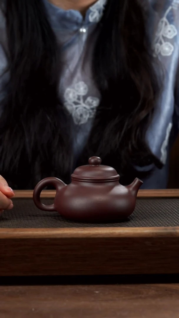 【闪购商品】紫砂茶壶金龙血容天180CC