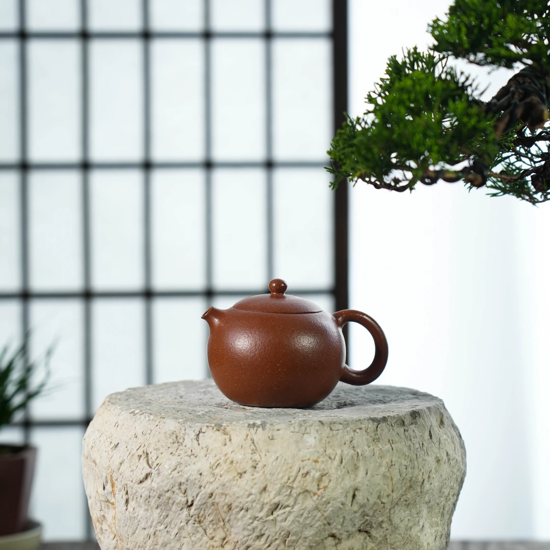 原礦红降坡【西施】170cc HJP 半手宜兴紫砂壶