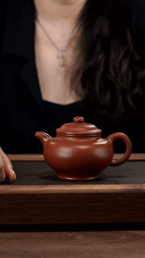 【闪购商品】紫砂茶壶红沉香掇只300cc