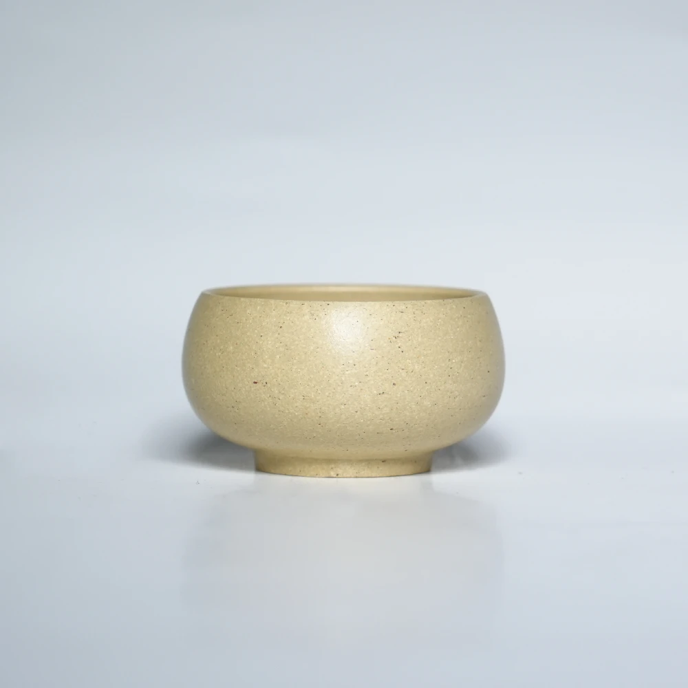 宜兴原矿紫砂主人杯—本山绿小口杯 BL