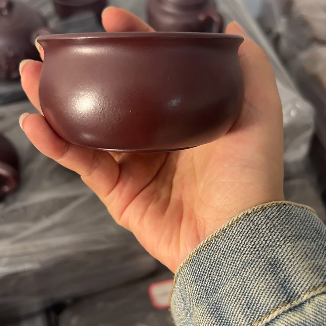 紫砂茶壶黄龙山原矿紫砂