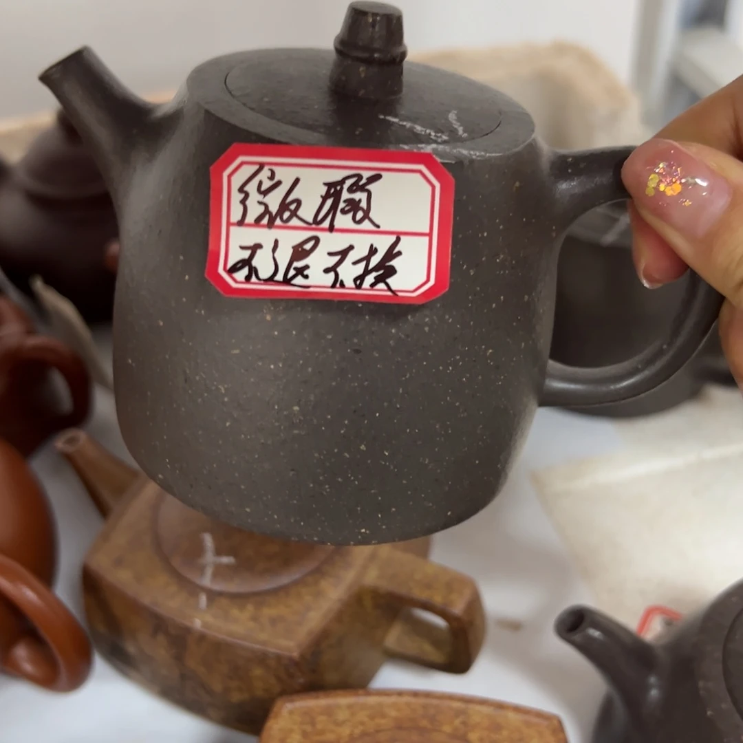 紫砂茶壶黄龙山原矿紫砂