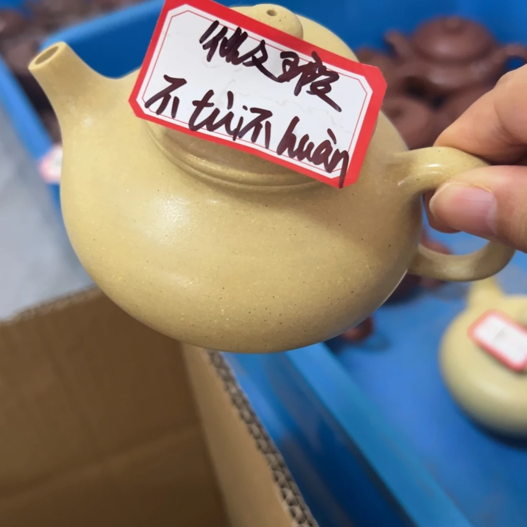 紫砂茶壶黄龙山原矿紫砂