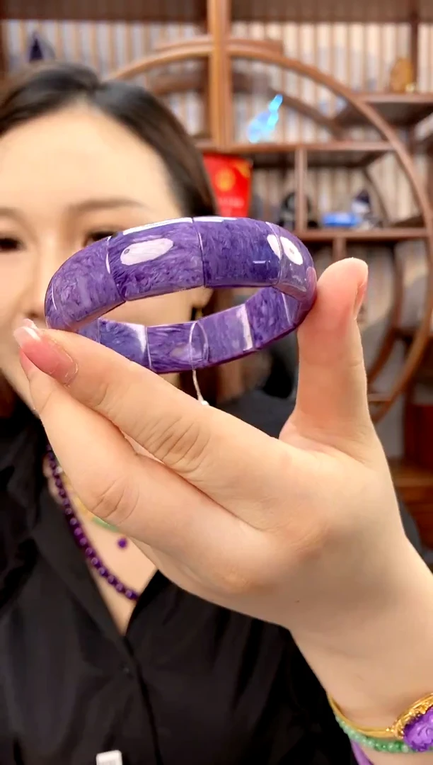 【闪购商品】查罗石（紫龙晶）手牌/多样性发未镶嵌G1
