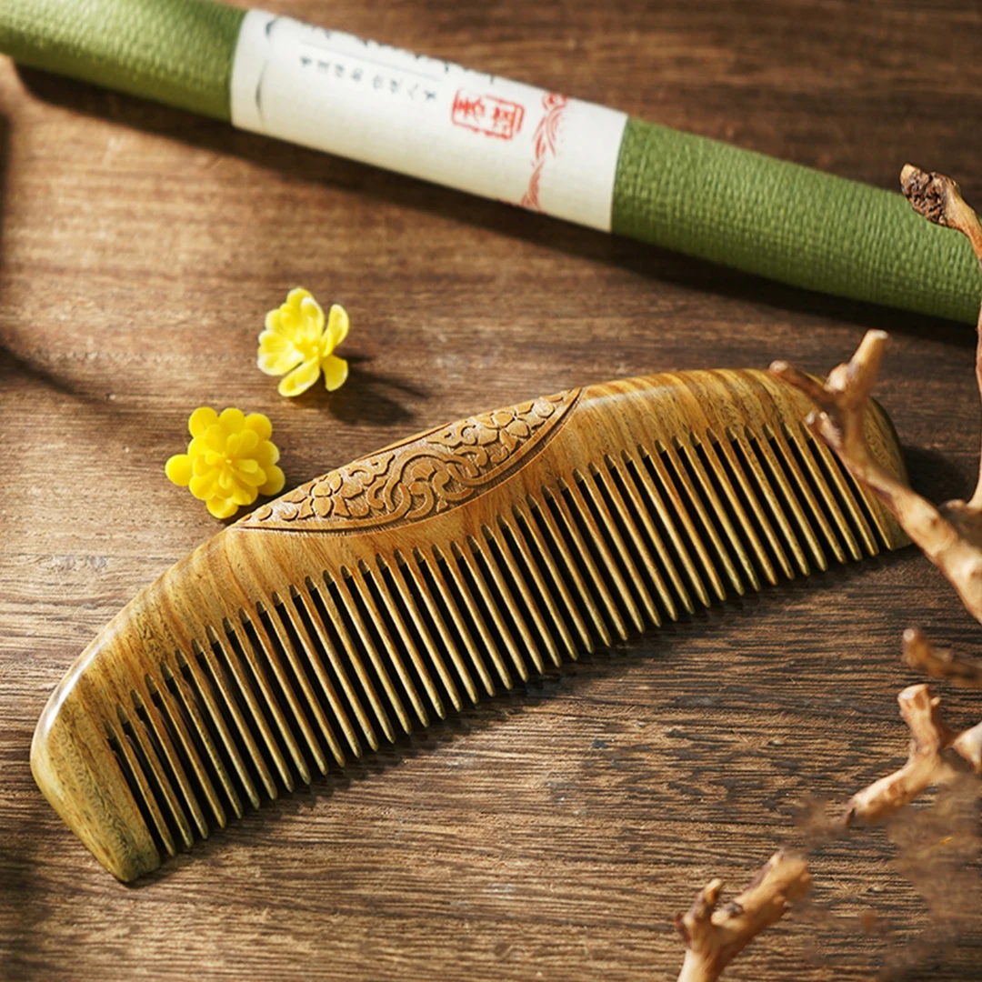 世间臻宝-绿檀大梳子/（多样性发）