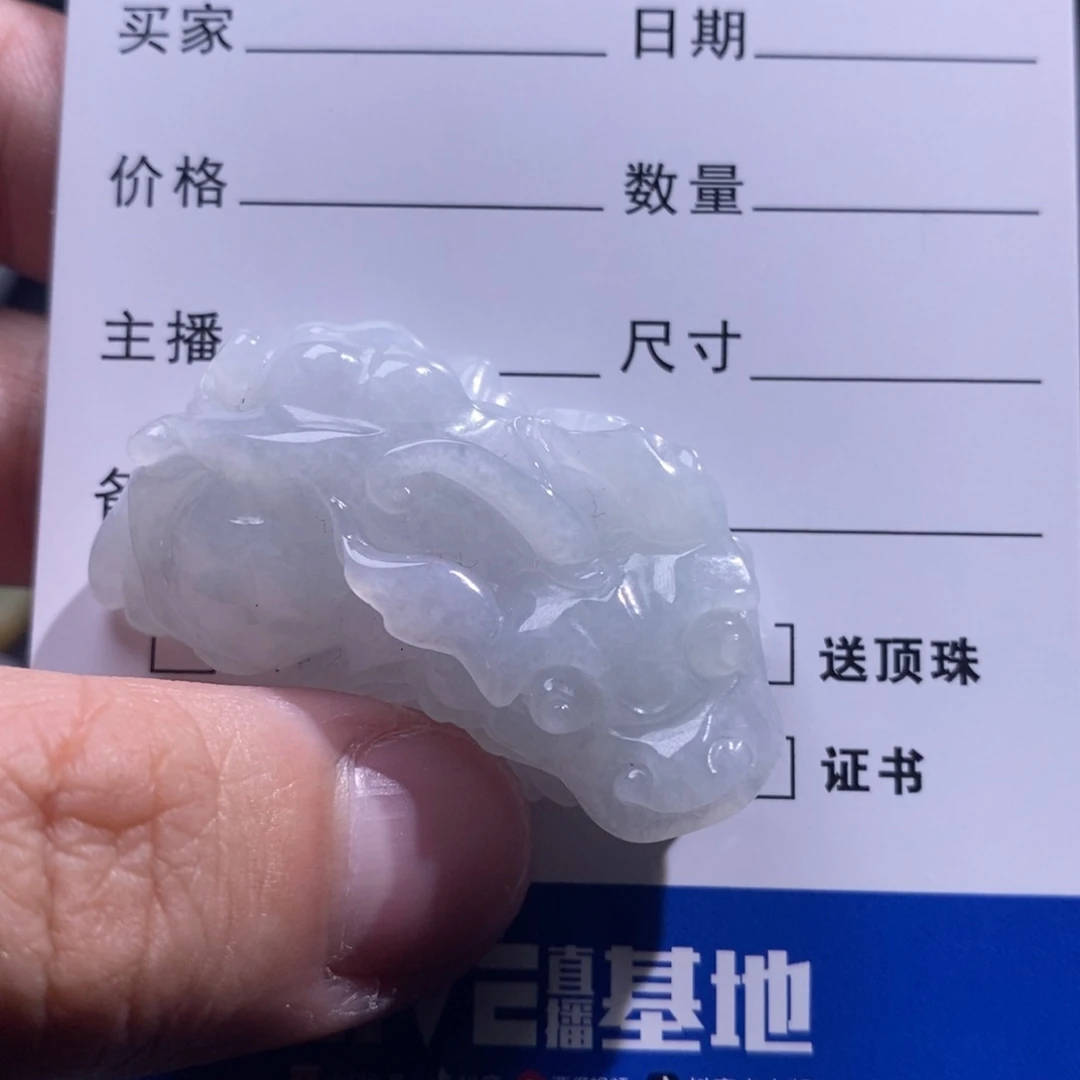 翡翠颈饰未镶嵌貔貅