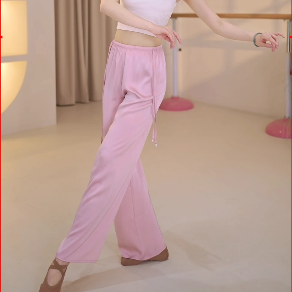 8033 D飘逸直筒裤 现代舞裤子练功古典舞蹈裤专业训练中国舞演出