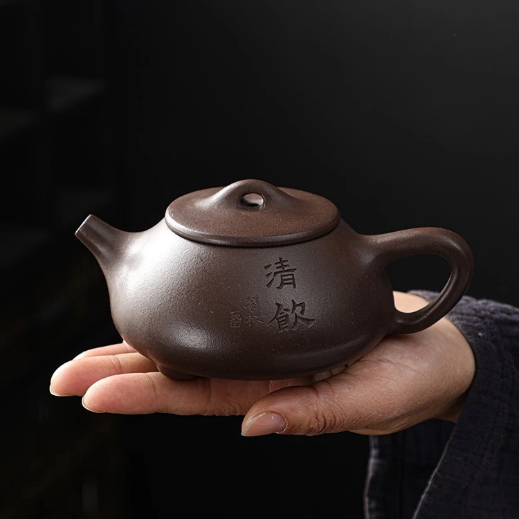 GF265紫砂壶半手工名家功夫泡茶壶家用正宗石瓢壶茶具茶壶