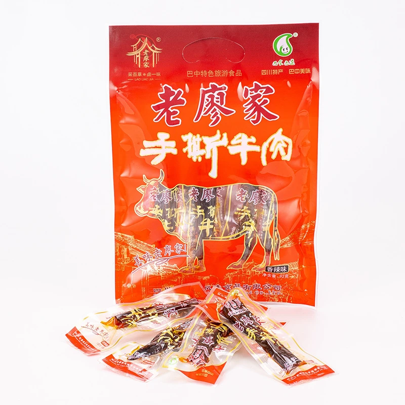 老廖家手撕牛肉92克（香辣味）