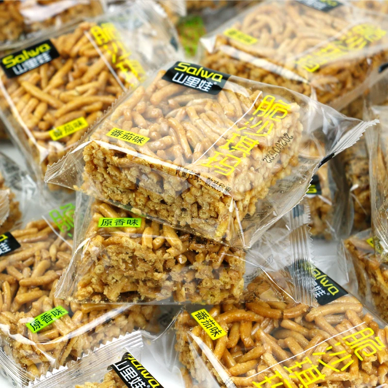新品 山里娃酥脆沙琪玛 传统老式硬脆糕点休闲小零食散称点心