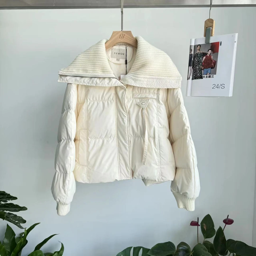 羽绒服女2024时尚百搭加厚保暖简约羽绒服【Z54W565】