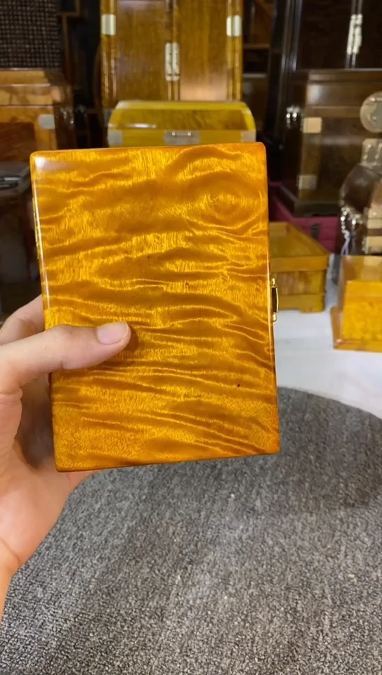 【闪购商品】金丝楠金丝楠木收纳盒a66