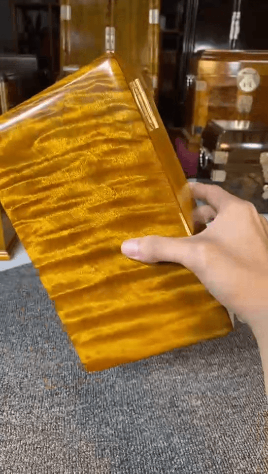【闪购商品】金丝楠金丝楠木收纳盒a3
