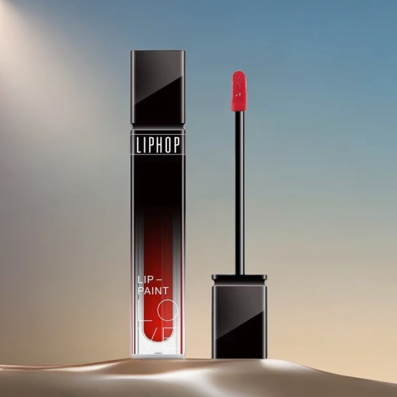 丝绒滋润雾面雾感水润显色柔缎柔雾润唇dopi粉底液