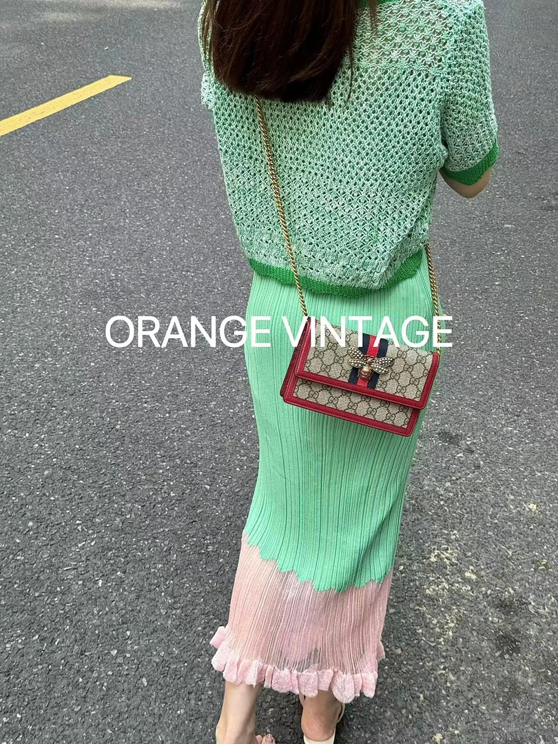 95新 GUCCI/古驰 Gucci 蜜蜂woc 单肩挎包