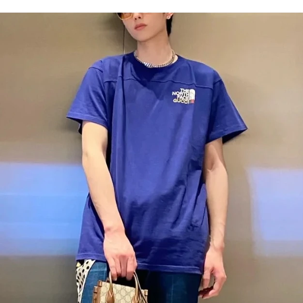 全新未使用 GUCCI/古驰 古驰Gucci男女款联名款短袖T恤