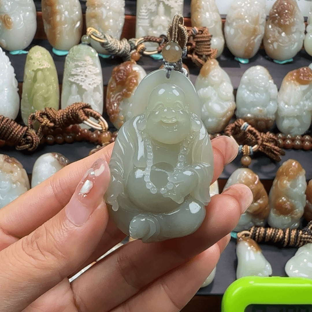 和田玉挂件未镶嵌蓝**擎