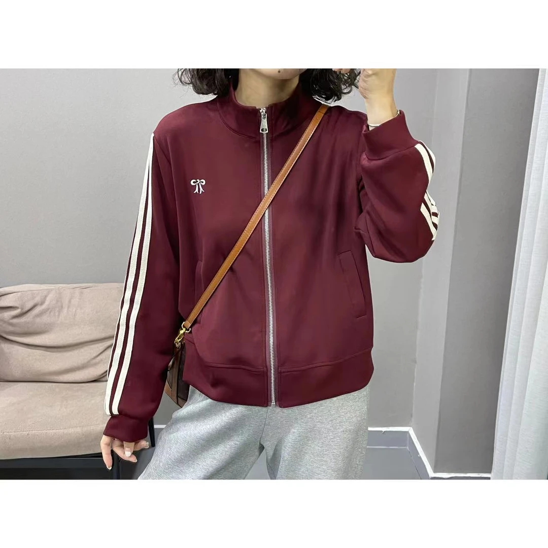 蝴蝶结立领外套