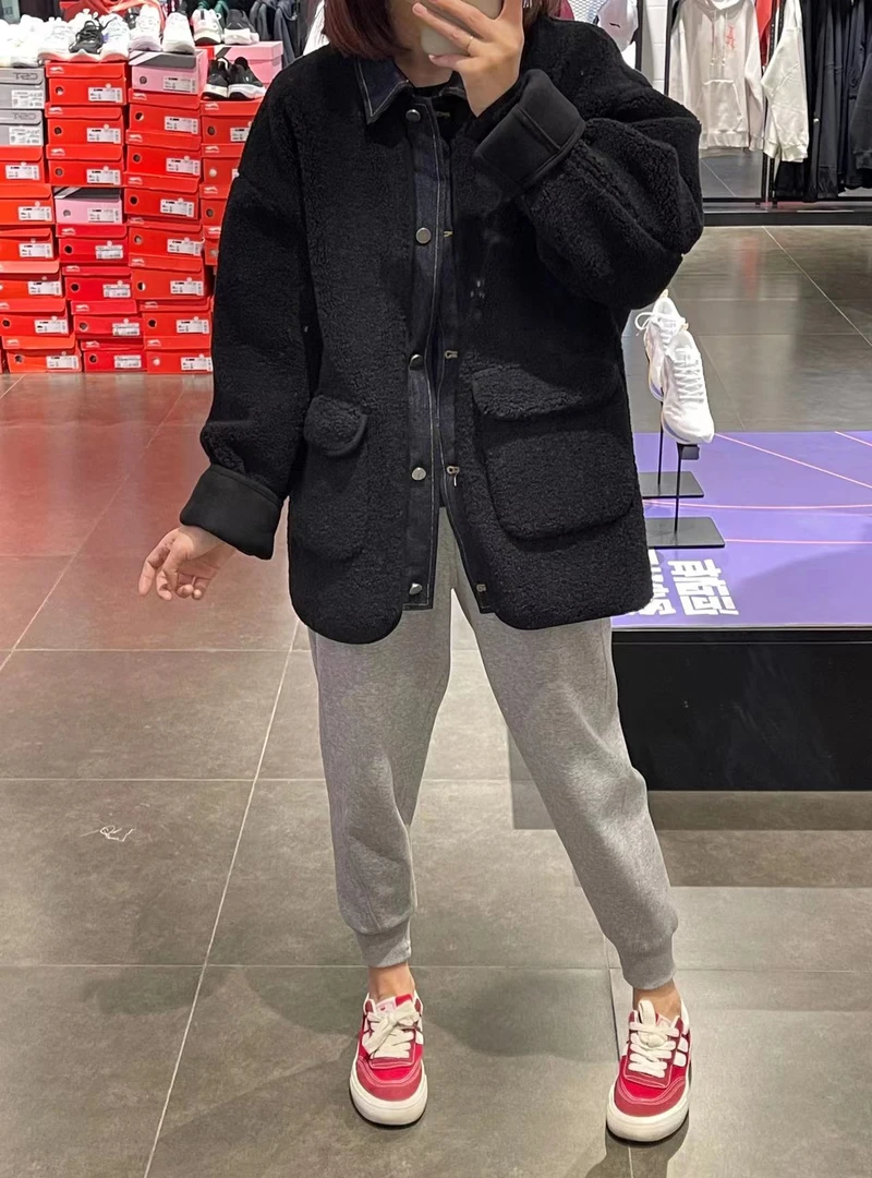 【MCC新品】衬衣领毛毛外套