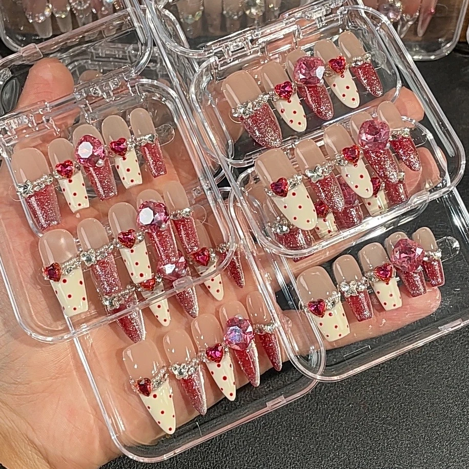 【红浪漫】手工红色系穿戴甲