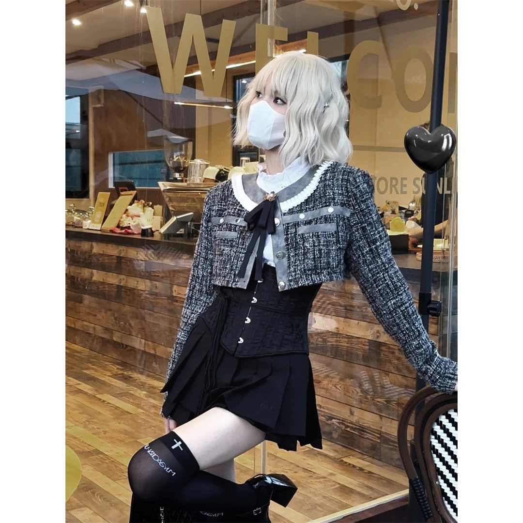 LA27%"完美主义"法式小香风外套高级设计短上衣女外套秋季女外套