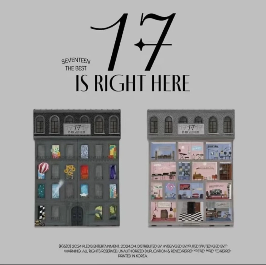 SEVENTEEN 回归-17 IS RIGHT HERE 精选专 电子专 kit 国内现货