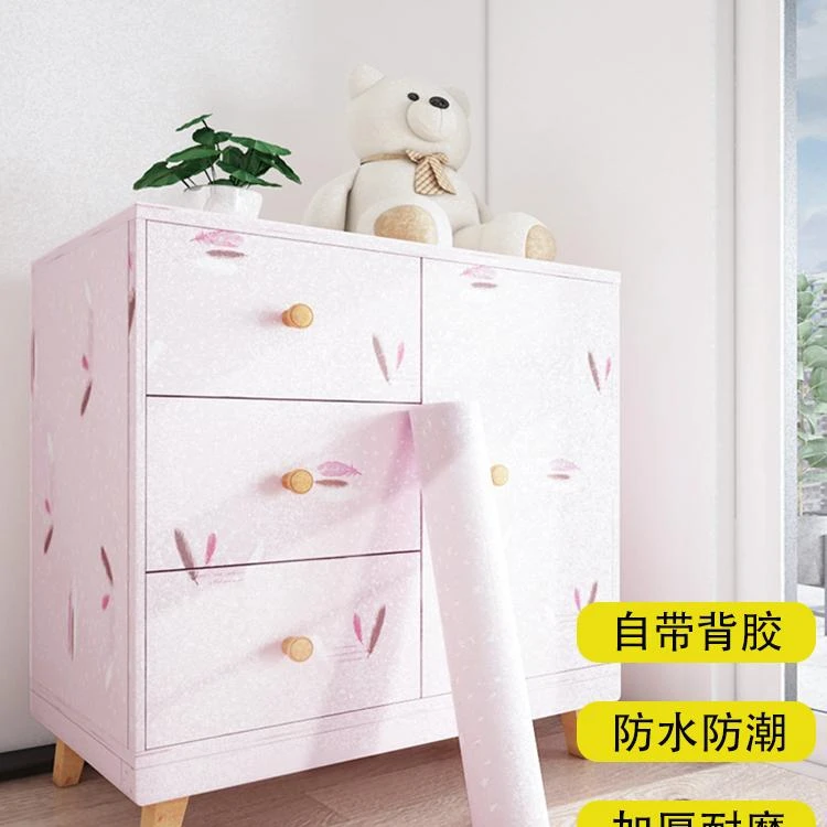 柜子贴纸防潮防霉垫加厚自粘衣柜鞋柜书桌子抽屉壁纸墙纸家具改色