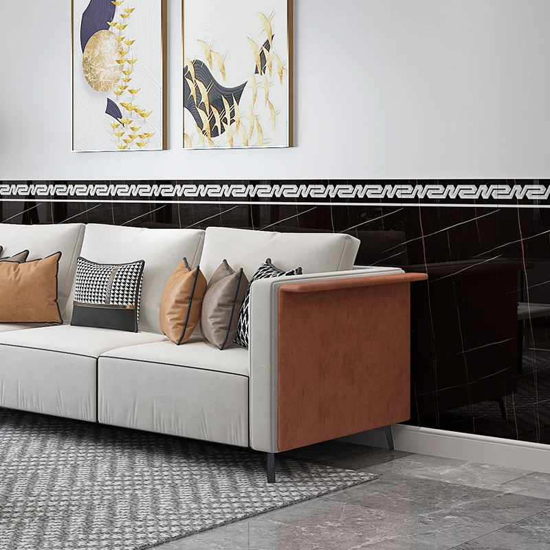 自贴客厅墙裙护墙板墙纸防水防潮卧室遮丑墙围餐厅装饰墙群粘壁纸