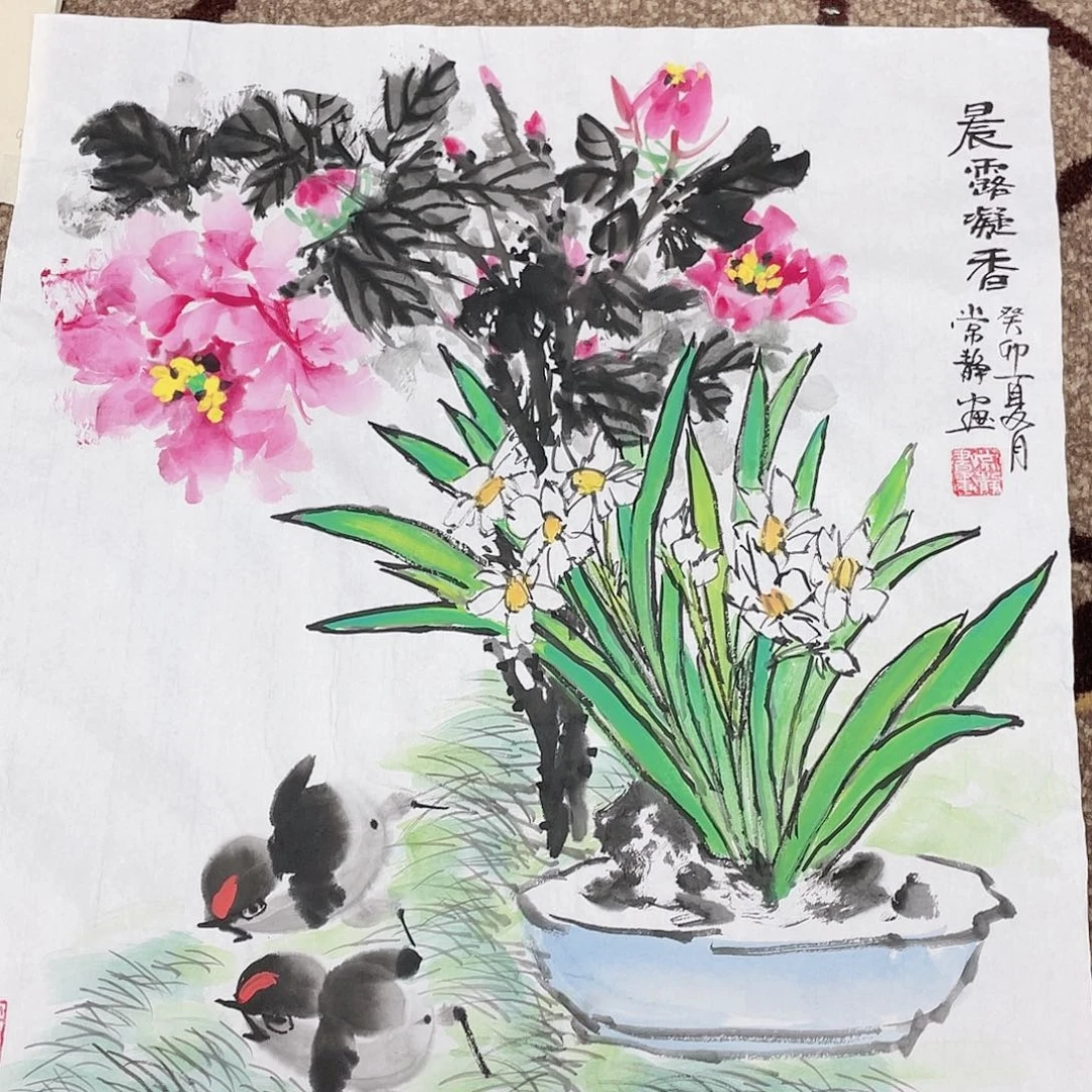 绘画书*常静老师    花鸟1