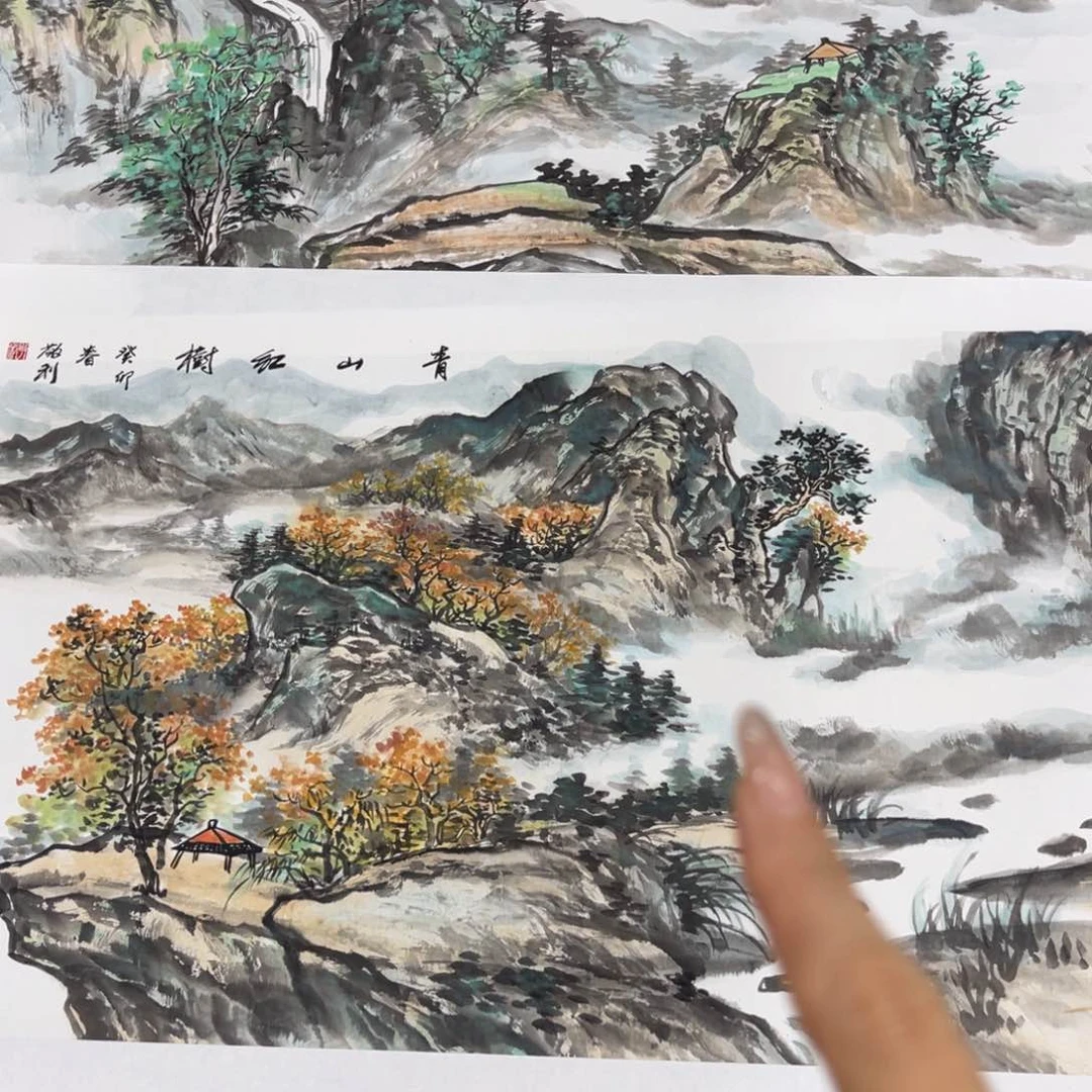 绘画大*岭李敬利老师老师老师4张