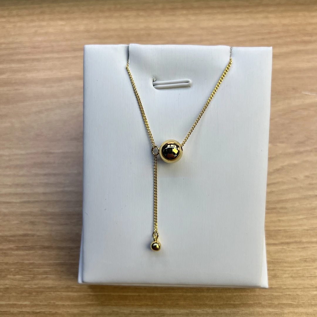 纯万福黄金 足金9995G工艺 亮面有求必应套链 吊坠按克卖项链计价